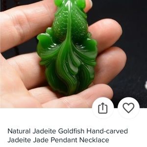 Jadeite Jade Pendant Necklace. New without tag
Sold
